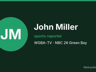 John Miller, sports reporter, WGBA-TV