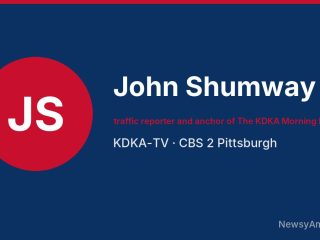 John Shumway, traffic reporter and anchor of The KDKA Morning News, KDKA-TV