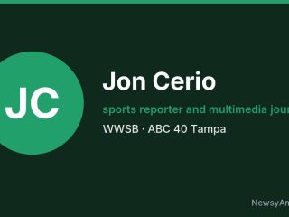 Jon Cerio, sports reporter and multimedia journalist, WWSB