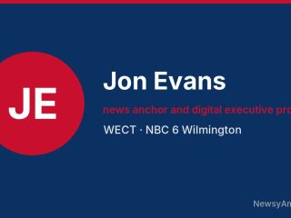 Jon Evans, news anchor and digital executive producer, WECT