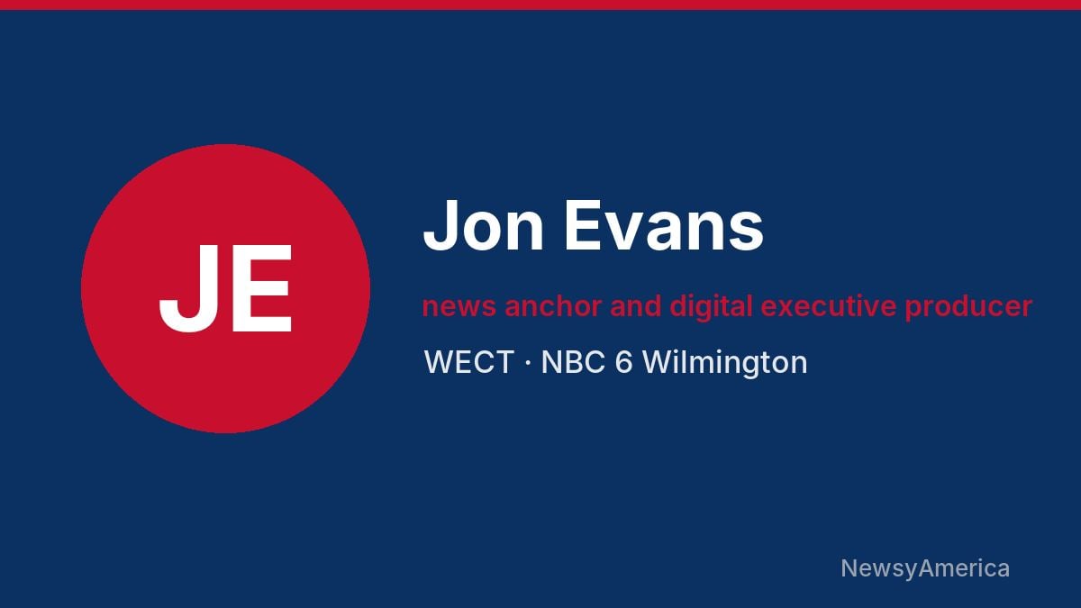 Jon Evans – WECT, Wilmington