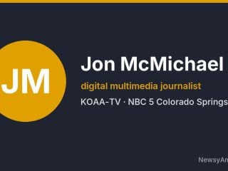 Jon McMichael, digital multimedia journalist, KOAA-TV