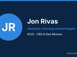 Jon Rivas, weekday morning meteorologist, KCCI