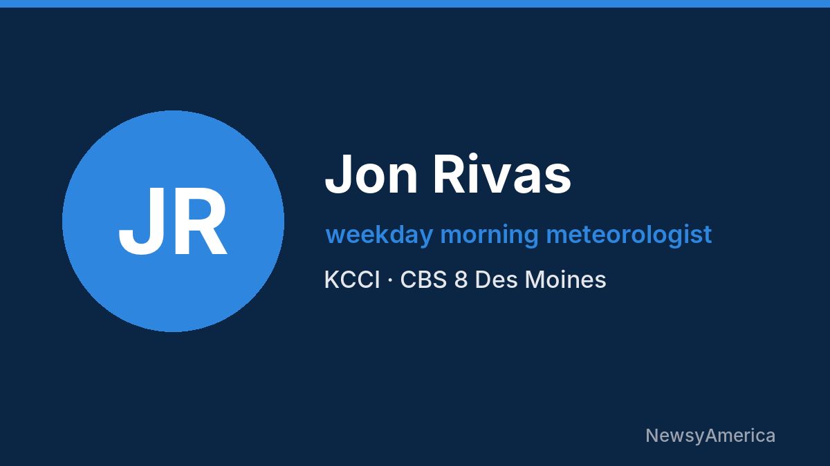 Jon Rivas – KCCI, Des Moines