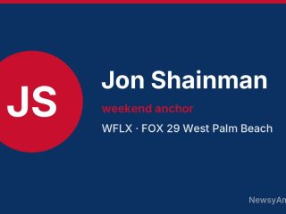 Jon Shainman, weekend anchor, WFLX