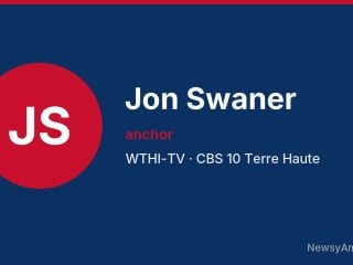 Jon Swaner, anchor, WTHI-TV