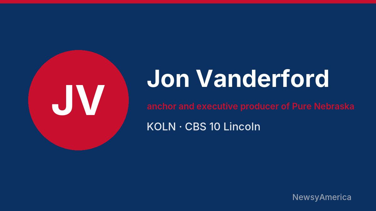 Jon Vanderford – KOLN, Lincoln