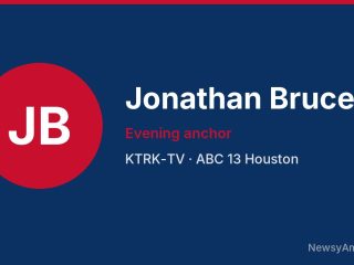 Jonathan Bruce, Evening anchor, KTRK-TV