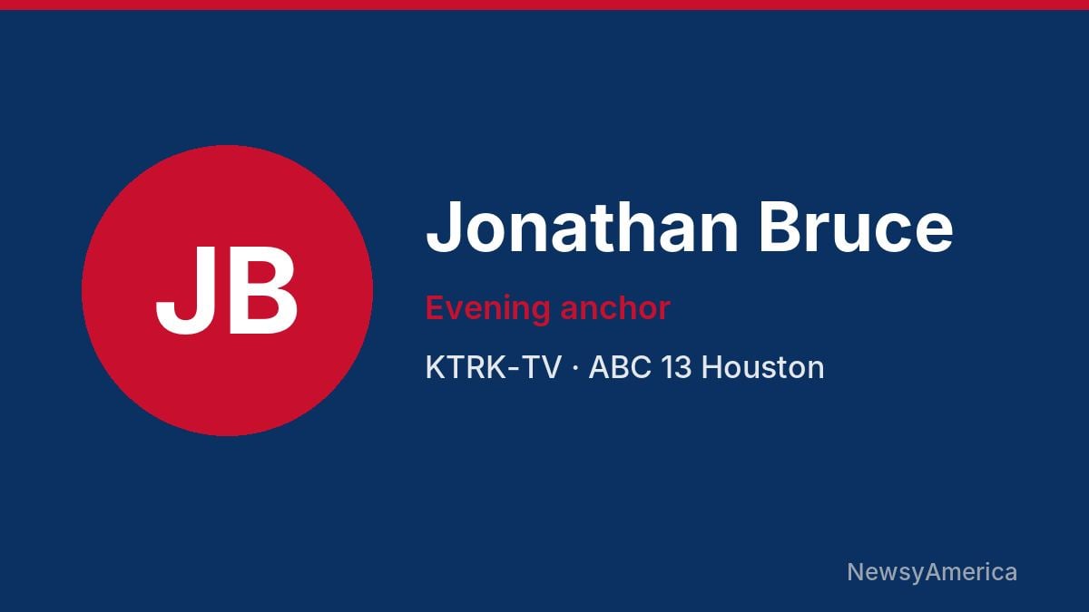 Jonathan Bruce – KTRK-TV, Houston
