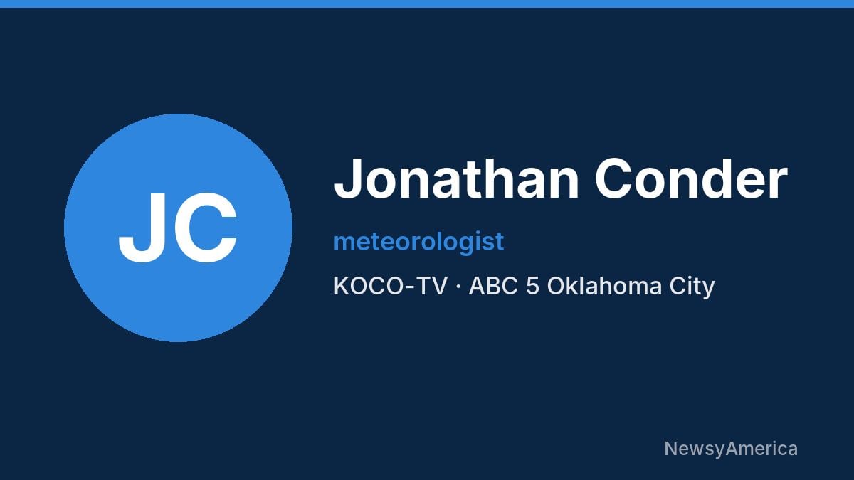 Jonathan Conder – KOCO-TV, Oklahoma City