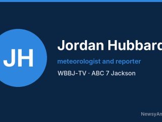 Jordan Hubbard, meteorologist and reporter, WBBJ-TV
