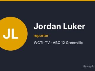 Jordan Luker, reporter, WCTI-TV