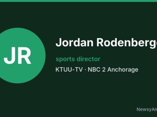 Jordan Rodenberger, sports director, KTUU-TV
