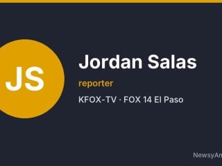 Jordan Salas, reporter, KFOX-TV
