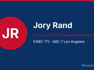 Jory Rand, co-anchor of ABC7 Eyewitness News Weekends, KABC-TV