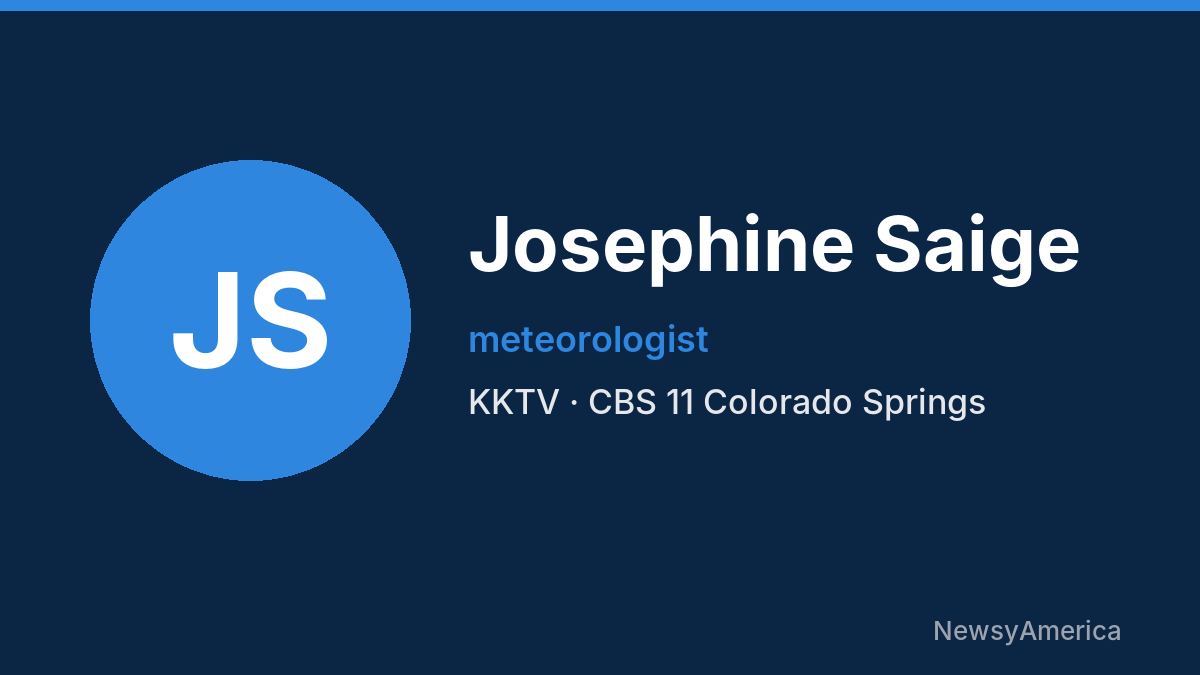 Josephine Saige – KKTV, Colorado Springs