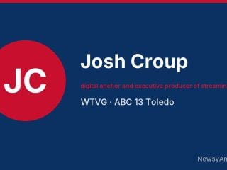 Josh Croup, digital anchor and executive producer of streaming content, WTVG