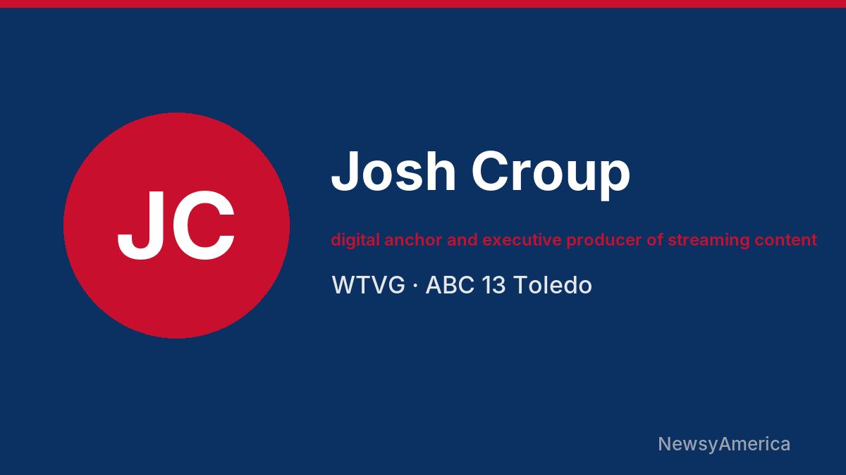 Josh Croup – WTVG, Toledo