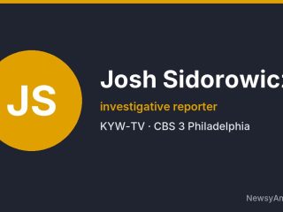 Josh Sidorowicz, investigative reporter, KYW-TV