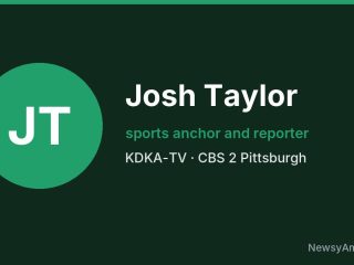 Josh Taylor, sports anchor and reporter, KDKA-TV