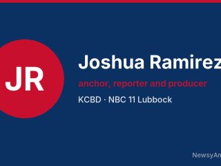 Joshua Ramirez, anchor, reporter and producer, KCBD