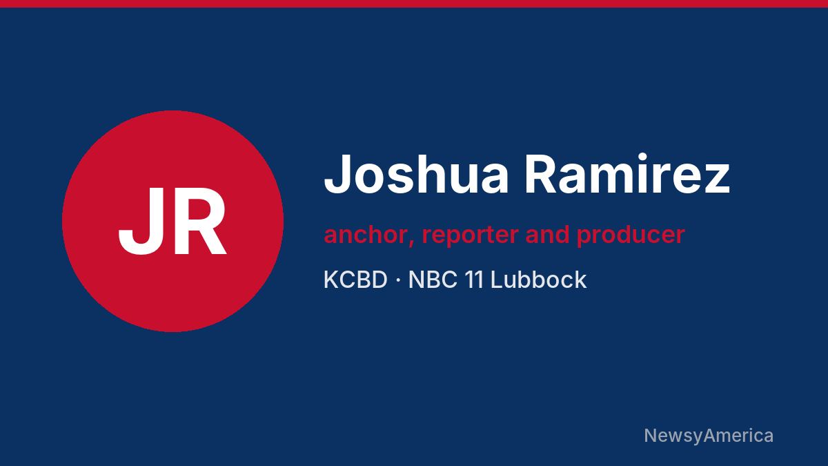 Joshua Ramirez – KCBD, Lubbock
