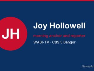 Joy Hollowell, morning anchor and reporter, WABI-TV