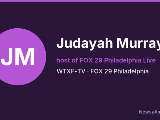 Judayah Murray, host of FOX 29 Philadelphia Live, WTXF-TV