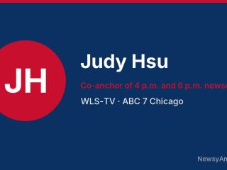 Judy Hsu, Co-anchor of 4 p.m. and 6 p.m. newscasts, WLS-TV