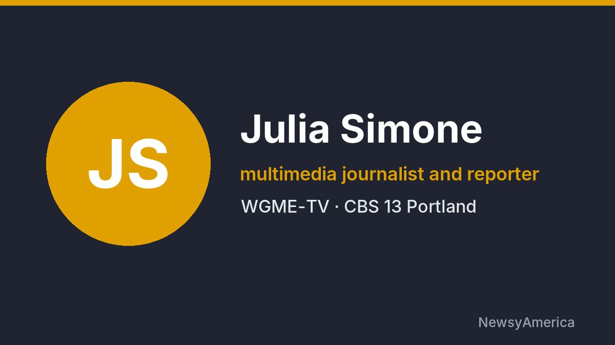 Julia Simone – WGME-TV, Portland