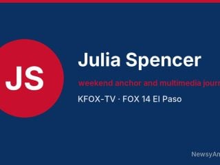 Julia Spencer, weekend anchor and multimedia journalist, KFOX-TV