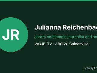 Julianna Reichenbach, sports multimedia journalist and anchor, WCJB-TV
