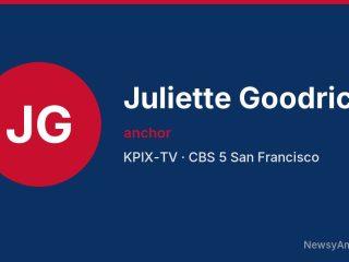 Juliette Goodrich, anchor, KPIX-TV