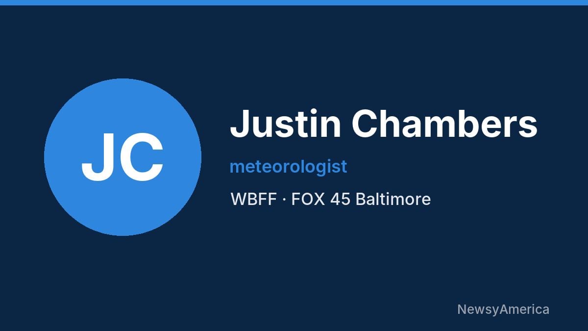 Justin Chambers – WBFF, Baltimore