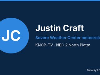 Justin Craft, Severe Weather Center meteorologist, KNOP-TV