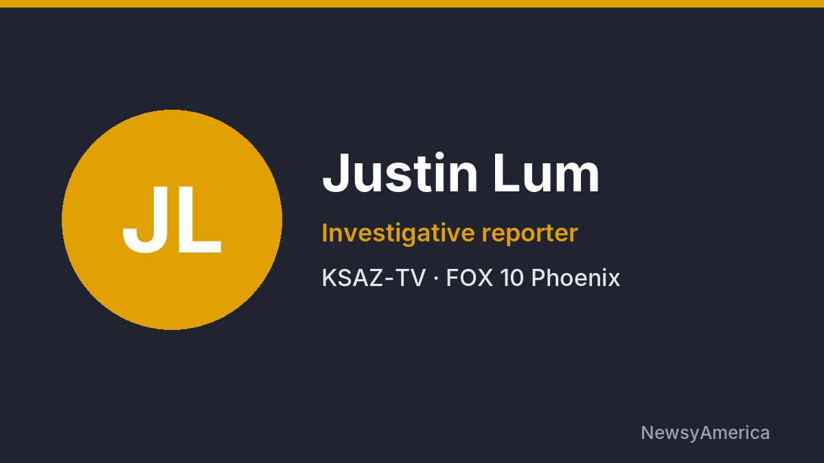 Justin Lum – KSAZ-TV, Phoenix