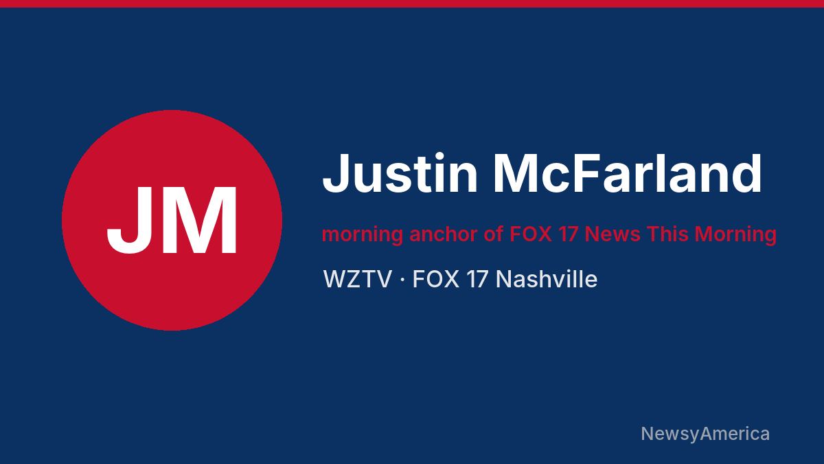 Justin McFarland – WZTV, Nashville