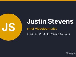 Justin Stevens, chief videojournalist, KSWO-TV