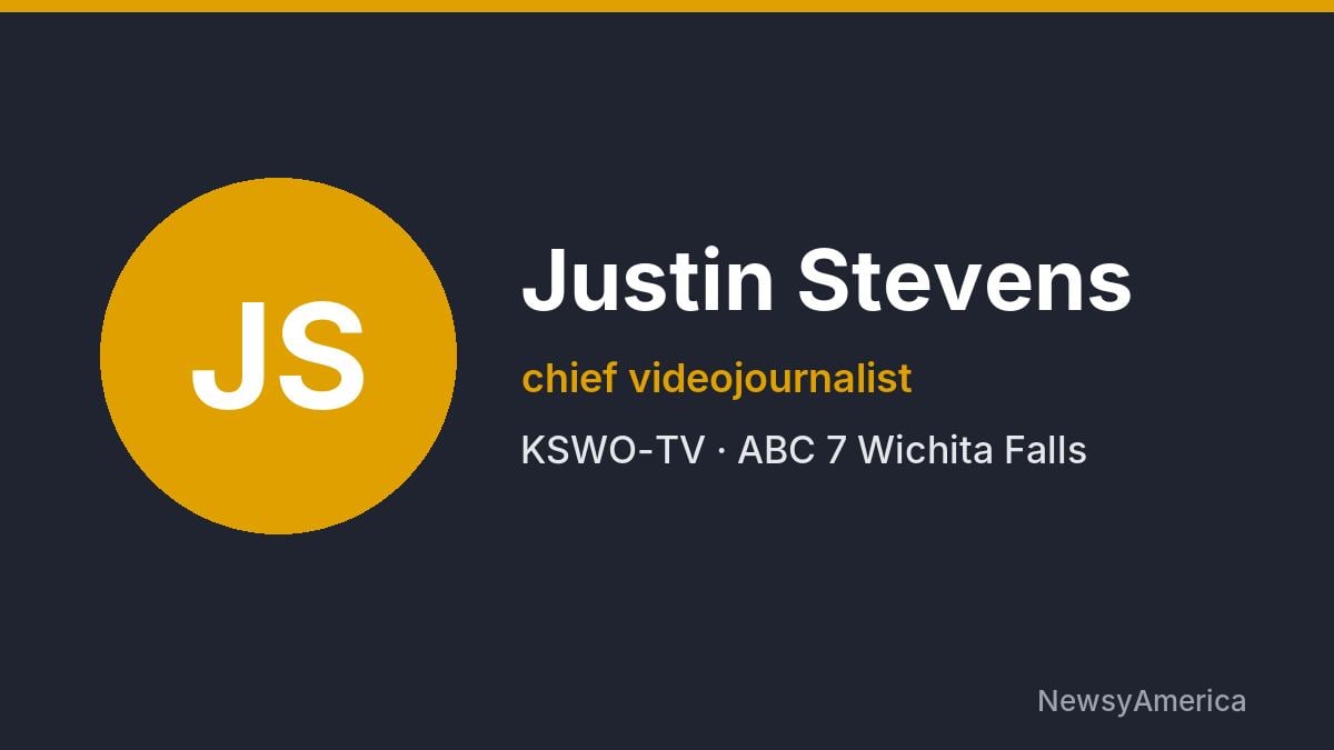 Justin Stevens – KSWO-TV, Wichita Falls