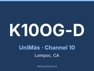 K10OG-D channel 10, Lompoc, CA