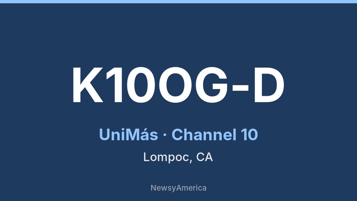 K10OG-D – UniMás 10 Santa Barbara
