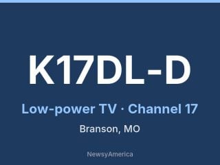 K17DL-D channel 17, Branson, MO