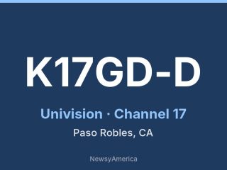 K17GD-D channel 17, Paso Robles, CA