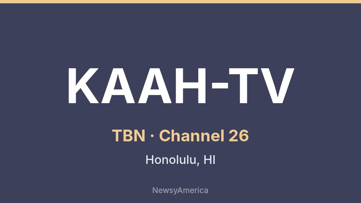 KAAH-TV – TBN 26 Honolulu