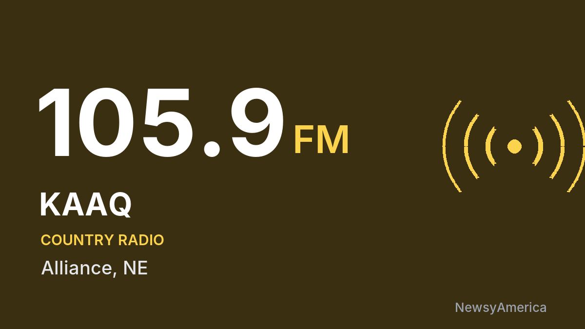 KAAQ 105.9 FM – Alliance