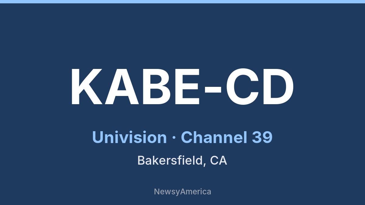 KABE-CD – Univision 39 Bakersfield