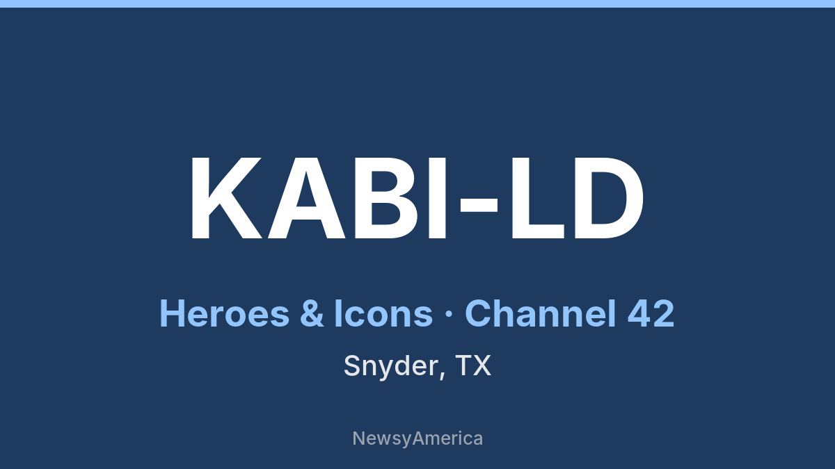 KABI-LD – Heroes & Icons 42 Amarillo
