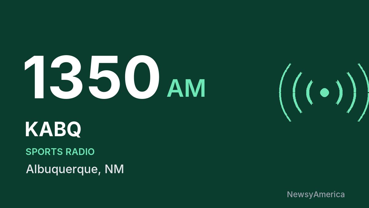 KABQ 1350 AM – Albuquerque