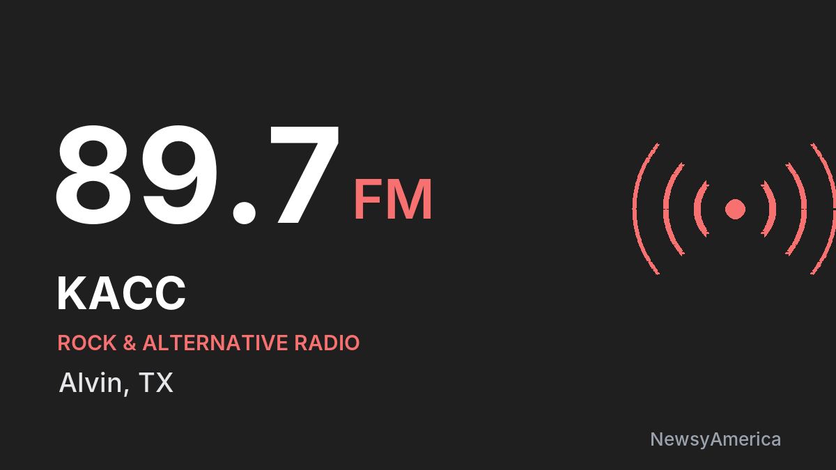 KACC 89.7 FM – Alvin