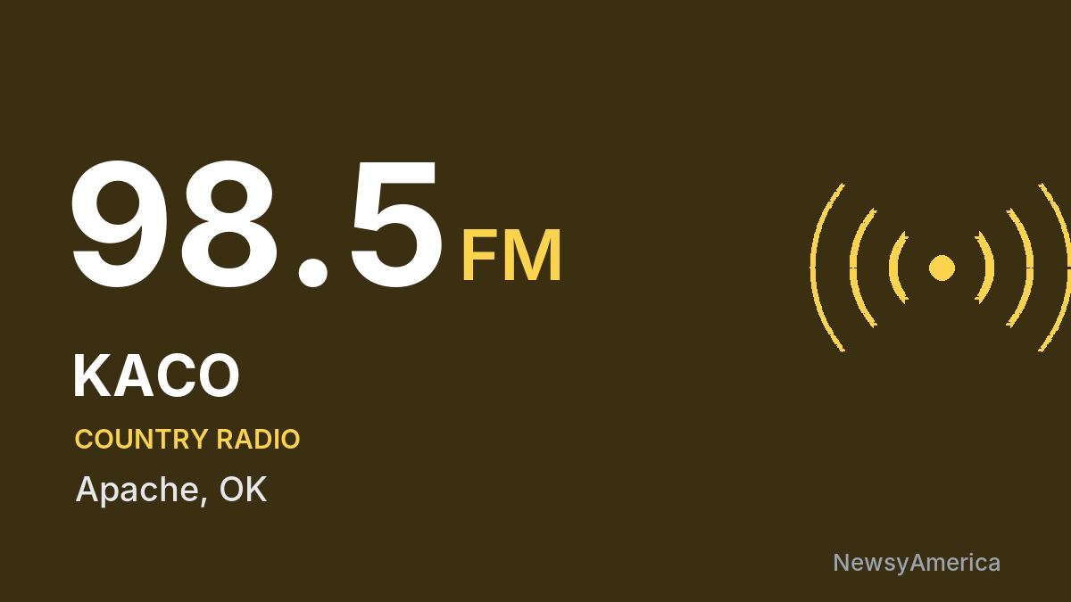 KACO 98.5 FM – Apache